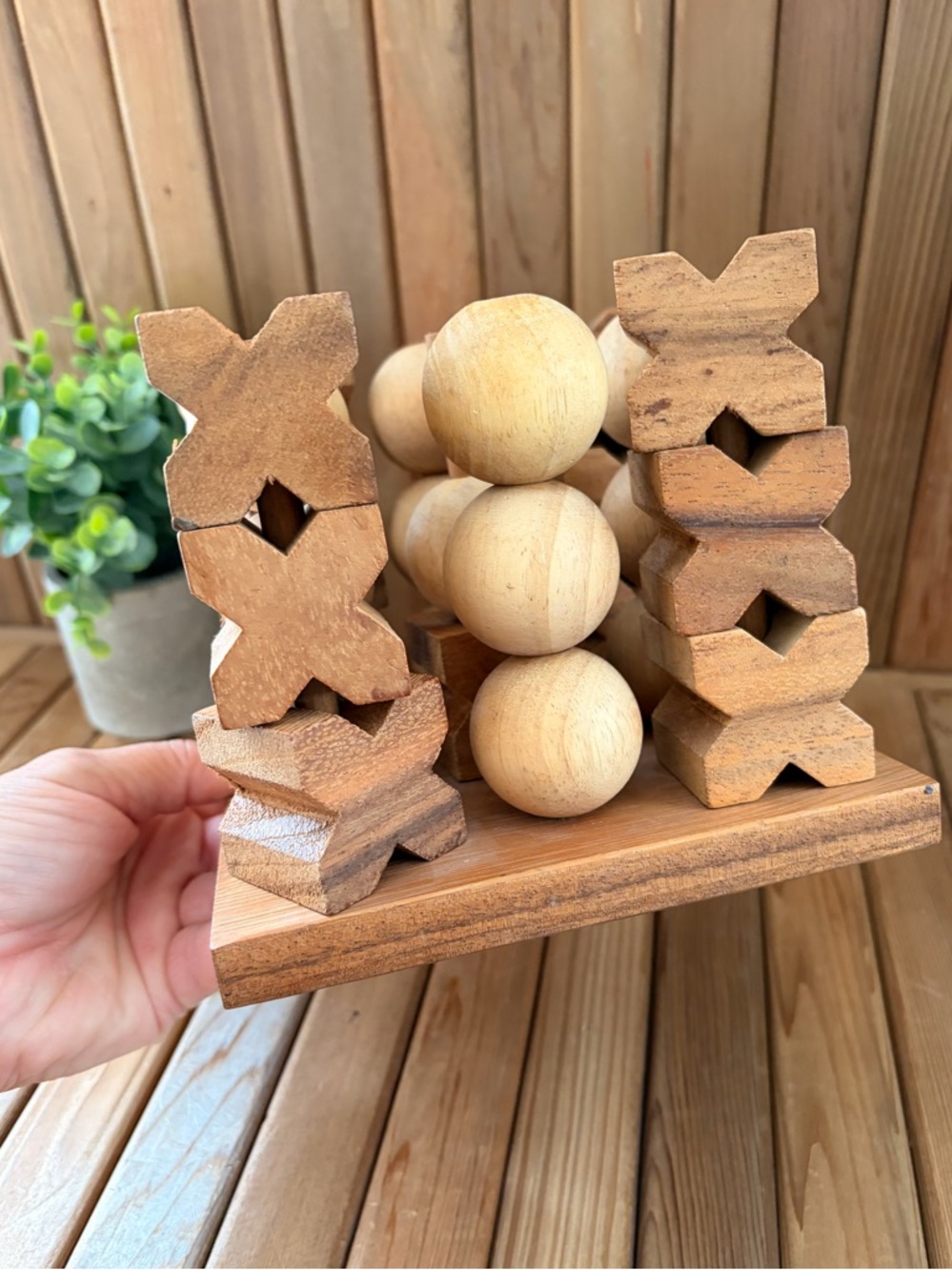 Sculptural Wooden Decor, Vintage Inspired Organic Puzzle Wabi Sabi Minimalist - Picture 9 of 9